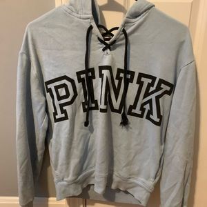 blue PINK sweatshirt
